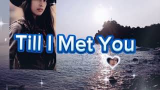 Till I Met You  by Kuh Ledesma karaoke [upl. by Kcirre381]