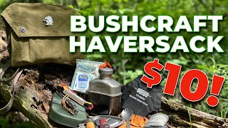 10 Bushcraft Haversack  Military Surplus For Bushcrafting [upl. by Inail]