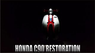 The Grand Finale Part 6  Honda C90 FULL RESTORATION [upl. by Eilema]