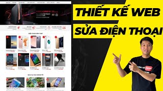 Hướng Dẫn Thiết kế website Điện Thoại – Laptop 01 [upl. by Nwadrebma]