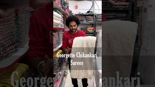 Exclusive Georgette Chikankari Sarees exclusive sarees offers MissammaHandlooms [upl. by Oberon]