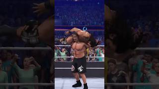 Brock Lesnar F5 to Drew McIntyre 💥 BrockLesnar F5 DrewMcIntyre wwe2k24 [upl. by Ennalorac]