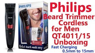 Hindi  Philips Beard Trimmer QT401115 Unboxing [upl. by Restivo365]