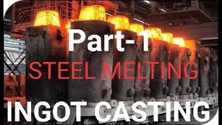 SAIL  ingot CastingTappingSteel melt shopSteel Plant [upl. by Linders908]