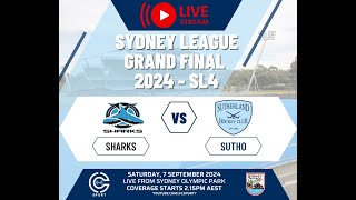 LIVE  SL4 GRAND FINAL 2024  SHARKS v SUTHO [upl. by Neelahtak]