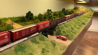 Layout Overview and Update Rock Island Lines in HO Scale December 2020 [upl. by Auhsohey]