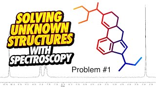 Solving an Unknown Organic Structure using NMR IR and MS [upl. by Capwell550]