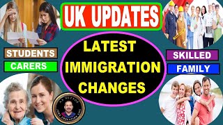 UK VISA AND IMMIGRATION LATEST UPDATES  DEPENDENT VISA  STUDENT VISA CARER VISA  PSW NHS JOBS [upl. by Delainey]