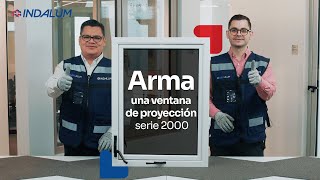 Arma una ventana de proyección serie 2000 [upl. by Regni]