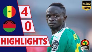 Senegal vs Malawi 40  AFCON 2025 Qualifiers  Goals and Extended Highlights Full HD [upl. by Piper]