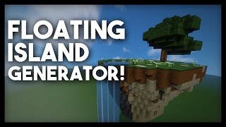 Minecraft One Command Creation Floating Islands amp Mountain Generator [upl. by Gutow629]