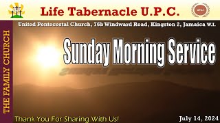 Life Tabernacle UPC Sunday Morning Service July 14 2024 quotRev Leroy S Dawsonquot [upl. by Ahsratal]