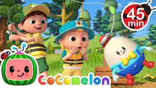 Humpty Dumpty Family Camping Nature Song  MORE CoComelon Nursery Rhymes amp Songs [upl. by Sakovich]