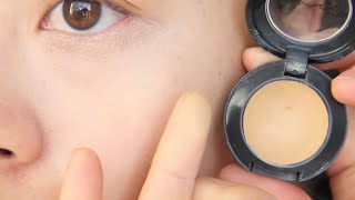 How to Conceal with MAC Studio Finish Concealer [upl. by Ruenhs]