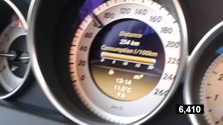 Mercedes Benz C180 acceleration 0100kmh przyspieszenie115KW [upl. by Erdnaid]