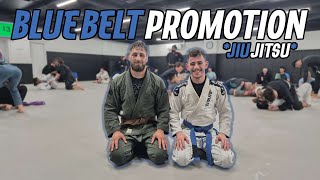 Luc Trinder  Blue Belt Promotion [upl. by Enitsej]