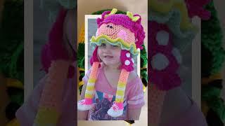 Beautiful crochet cap for kids  Stylish crochet cap ideas for baby girl [upl. by Timmi280]