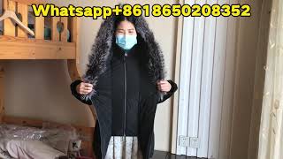 Mackage ADALI Down coat with silver fox fur Signature Mackage Collar black from BOOTSFY [upl. by Itsyrk]