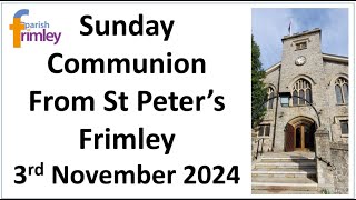 3rd November Frimley St Peters [upl. by Epperson]