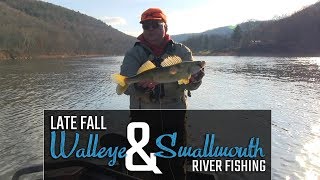 Allegheny River Winter Walleye and Smallmouth Fishing [upl. by Nidak]