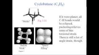 Conformations of Alkanes and Cycloalkanes Lesson Five [upl. by Wavell363]