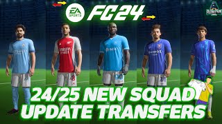 2425 Transfer Squad Update For FC 24 V4  New Transfers Managers amp New UCL Groups [upl. by Celina]