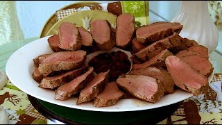 Wildschweinrücken Sous Vide Schritt für Schritt mit Rezept [upl. by Dreda]