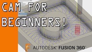 Fusion 360 CAM Tutorial for Beginners FF102 [upl. by Darsey391]