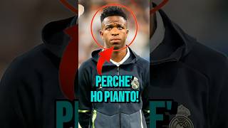 Perché Vinicius ha pianto dopo una tripletta😱💔 calcio [upl. by Elohc361]