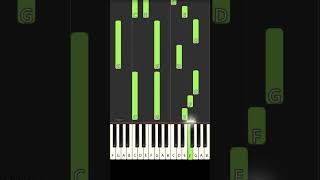 Easy Piano  London Bridge Is Falling Down piano pianolessons pianotutorialeasy [upl. by Zinnes443]