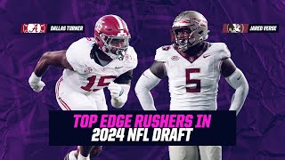 TOP Edge Rushers in 2024 NFL Draft Dallas Turner to Falcons  CBS Sports [upl. by Alexa]