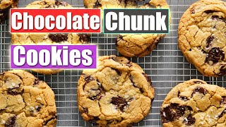 How to Make Chocolate Chunk Cookies  Southern Gentlemans Table [upl. by Nyrek]