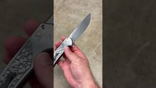 Protech Mordax Stainless Steel Gridlock Texture Knife protechknives knifecommunity [upl. by Vinita]