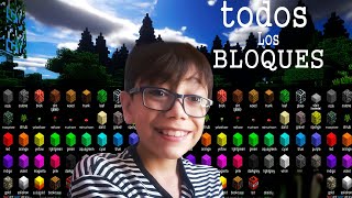 Todos los BLOQUES de MINECRAFT [upl. by Nylinnej850]