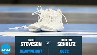 Gable Steveson vs Cohlton Schultz 2022 NCAA wrestling championship final 285 lb [upl. by Namso]