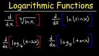 Derivative of Logarithmic Functions [upl. by Nylissej]