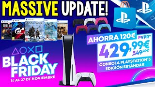 MASSIVE PlayStation BLACK FRIDAY Update Official PlayStation Store Prices [upl. by Ysnat]