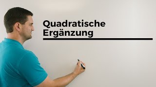 Quadratische Ergänzung Beispiel  Mathe by Daniel Jung [upl. by Jaquenette]