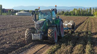 Fendt 720 Vario Profi  Quadrivomere De Franceschi  Aratura 2022 [upl. by Meris]