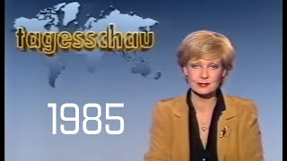 ARD Tagesschau mit Dagmar Berghoff und Sendeschluss 09031985 [upl. by Harmonie321]