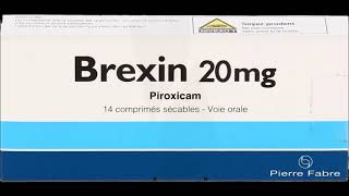 دواء البيروكسيكام  Brexin 20 mg Piroxicam [upl. by Lledo]