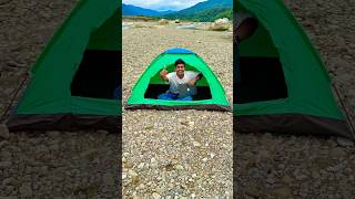 camping tent setup  camping tent kaise lagate hain [upl. by Ahseenak]