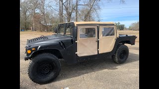 19872007 AM General M998 1 ¼ Ton 4x4 Military HMMWV 25328 Miles [upl. by Marlo649]