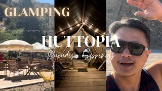 GLAMPING HUTTOPIA Paradise Springs [upl. by Sirob]