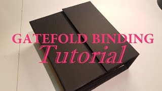 Gatefold Binding Tutorial Fast and Easy [upl. by Haeckel]