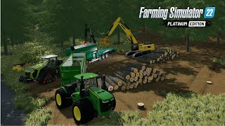 The Best Logging Map In Farming Simulator 22 I Have Ever Seen  Fjorddal  FS22  Forestry [upl. by Atival861]