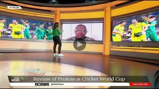 Proteas bundled out of the 2023 Cricket World Cup Khanyiso Tshwaku weighs in [upl. by Ynamreg482]