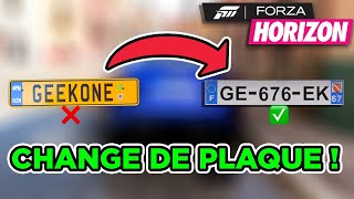 Forza Horizon 5 comment avoir une plaque RP [upl. by Mallorie97]