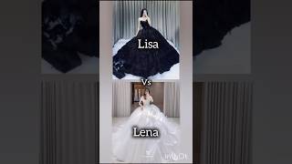 Lisa vs Lenashortschoose your favourite one ❤️❤️ [upl. by Htebezile]