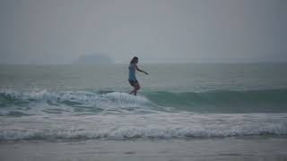 Surfing pantai Cherating Malaysia [upl. by Enawyd]